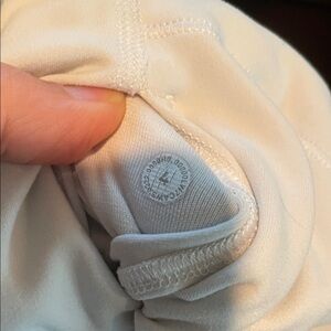 Lululemon Athletica White Athletic Shorts